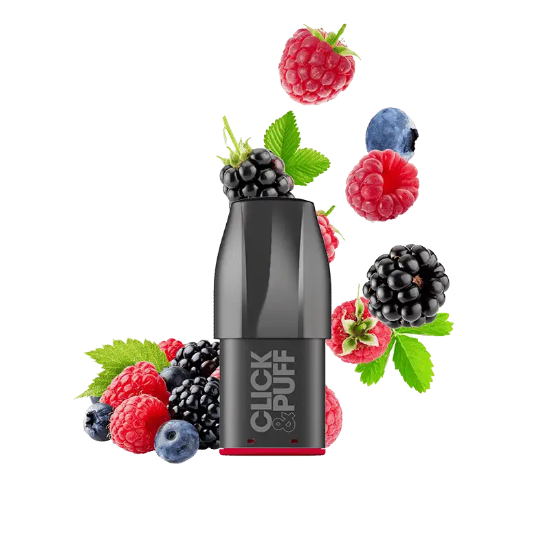 X-Bar - Click & Puff - Prefilled Pod - Fresh Berry - 20mg/ml // Steuerware