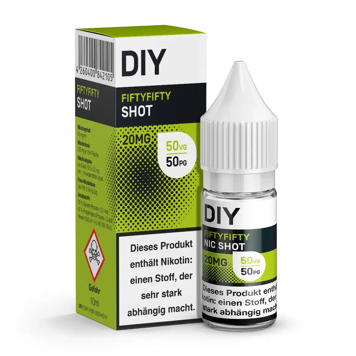 DIY Shot - Fiftyfifty (50VG/50PG) - 10ml - 20mg/ml // Steuerware