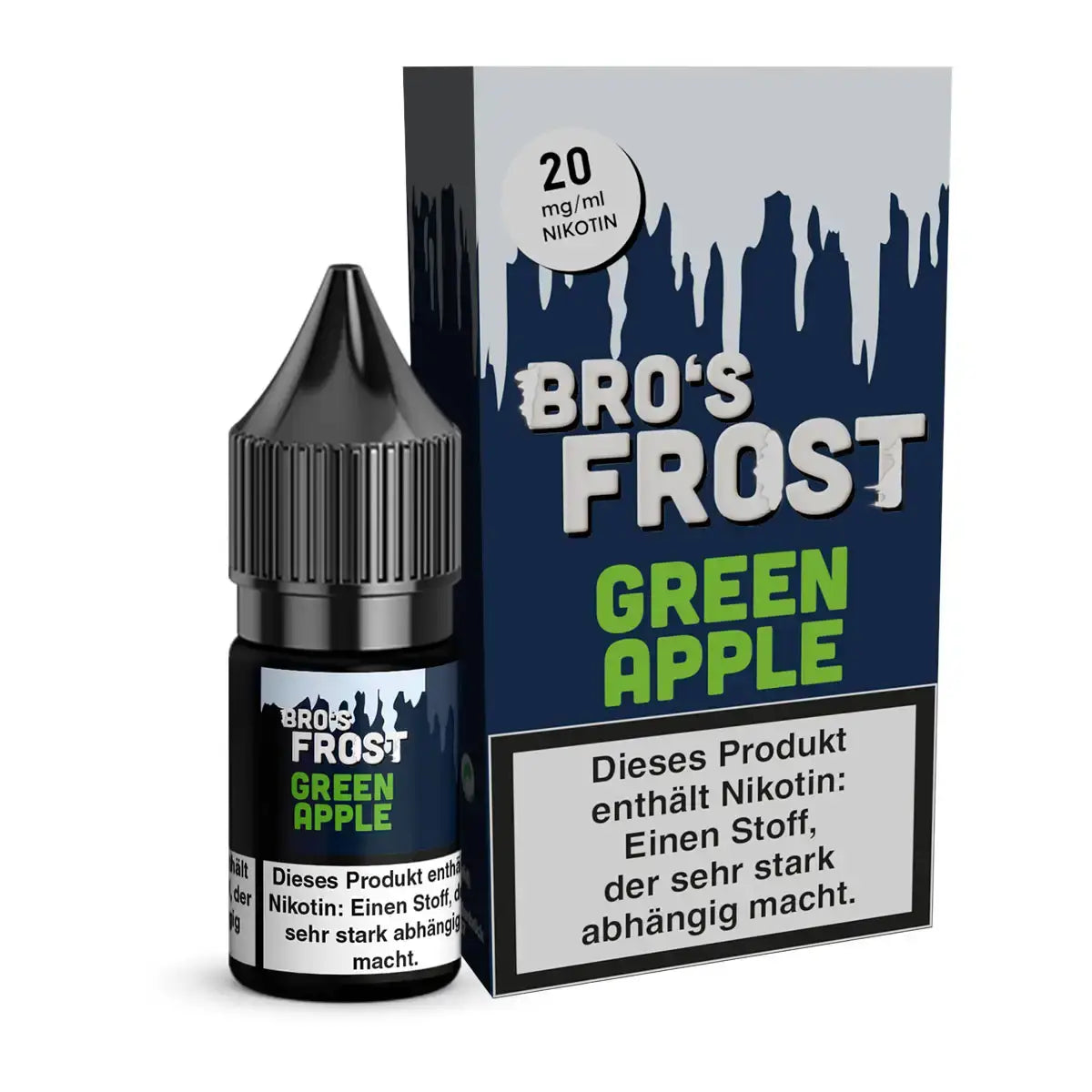 Bro's Frost - Green Apple - 10ml - Nicsalt - 20mg/ml // Steuerware